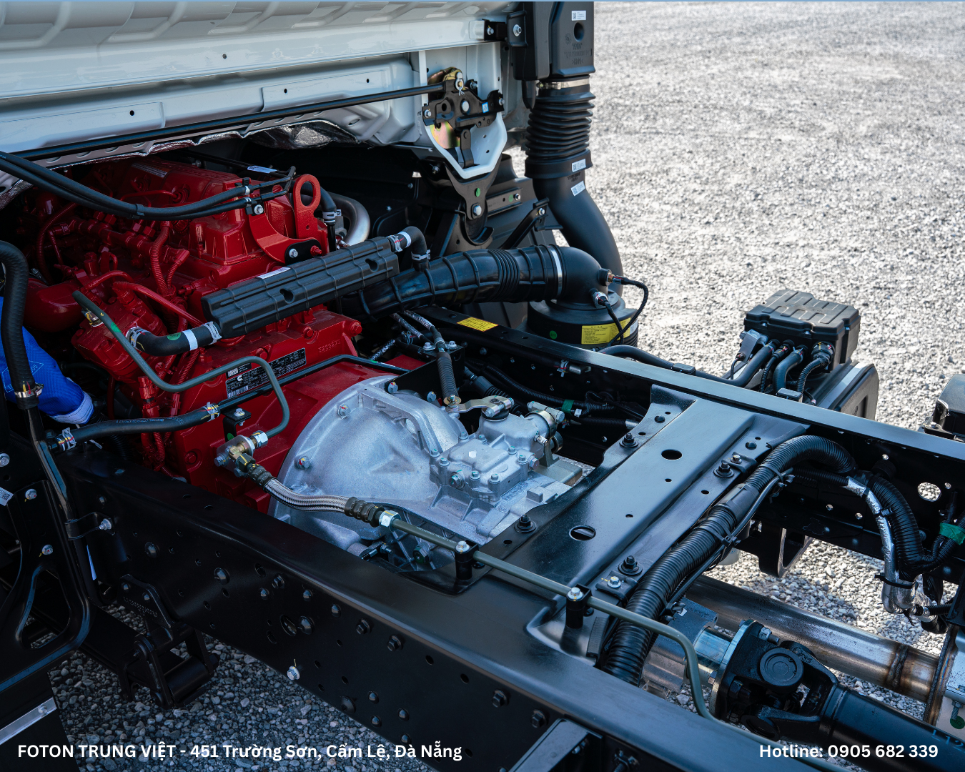 Động cơ Cummins 3.8L trên xe tải Foton Aumark S50